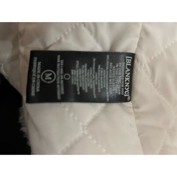 Blank NYC Feeling Cozy Sweater Sherpa Jacket, Size Medium - Picture 10 of 11